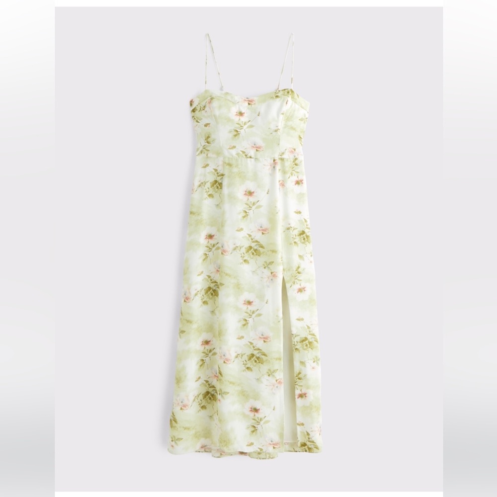 NWT - The A&F Camille Midi Dress